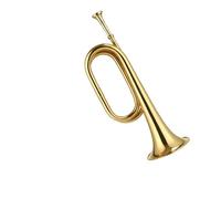 Standard Brass Ordinary Mouthpiece Large Step Trumpet + Red Cloth + Gloves Brass Trumpet