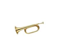 Standard Brass Ordinary Mouthpiece Large Step Trumpet + Storage Bag + Red Cloth + Gloves Brass Trumpet