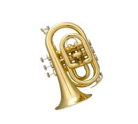 Standard Brass Palm portable trumpet B flat pocket cornet brass instrument
