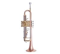 Standard Brass Performance-type high three-color trumpet flat three-note trumpet complete accessories for beginners