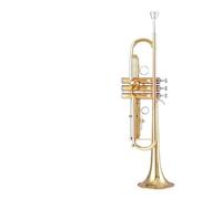 Standard Brass Phosphor bronze mouthpiece trumpet instrument in B flat for beginners to perform professional orchestra