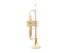 Standard Brass Phosphor bronze mouthpiece trumpet instrument in B flat for beginners to use for grade examination performance