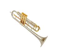 Standard Brass Professional Brass Bb Small Brass Silver Plated Instrument with Nozzle