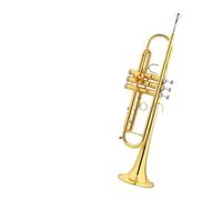 Standard Brass Professional trumpet for beginners playing level children and adults B flat lacquer gold trumpet instrument