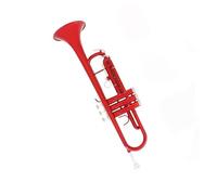 Standard Brass Red trumpet set with accessories + box mouthpiece Bb flat horn exquisite brass instrument trumpet