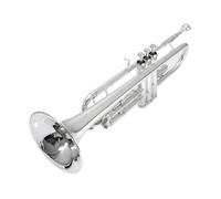 Standard Brass Silver-plated B-flat trumpet for beginners entry-level professional performance examination Western wind instrument