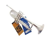 Standard Brass Silver plated Bach trumpet small brass instrument trombone professional advanced