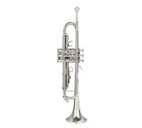 Standard Brass Silver-plated trumpet instrument B flat beginner performance examination professional orchestra