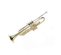 Standard Brass Small Bb flat brass gold plated exquisite and durable mouthpiece glove strap box