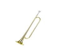 Standard Brass Small golden B-tone trumpet type 330 with drain valve and 7C labor-saving mouthpiece