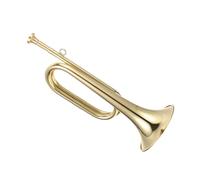 Standard Brass Standard student trumpet cavalry trumpet with mouthpiece brass horn school band trumpet brass