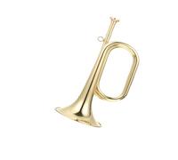 Standard Brass Trumpet Cavalry Scout Trumpet Bugle Brass Student Trumpet Instrument Suitable for Beginners and Adults