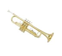 Standard Brass Trumpet flat three tone trumpet beginner church performance package