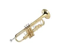 Standard Brass Trumpet for Beginners Student Concert Performers Silver Trumpet Flat Instrument