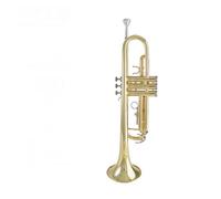 Standard Brass Trumpet in B trumpet instrument brass instrument for beginners entry level performance test western wind instrument