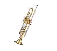 Standard Brass Trumpet instrument B-flat brass wind instrument professional three-tone button trumpet blowing foreign horn