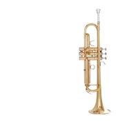 Standard Brass Trumpet instrument B flat lacquer gold trumpet beginner grade examination professional recommendation