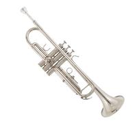 Standard Brass Trumpet Instrument Brass Instrument Beginner's B Flat Nickel Plated Trumpet