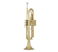 Standard Brass Trumpet Instrument Brushed Matte Trumpet Orchestra Party
