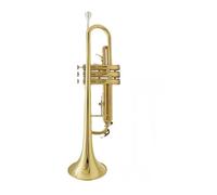 Standard Brass Trumpet instrument in B flat for beginners universal brass trumpet military band