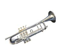 Standard Brass Trumpet instrument silver-plated professional performance trumpet instrument