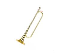Standard Brass Trumpet Instrument Youth Horn B-flat Brass Trumpet Charge Horn Golden Labor-Saving Model