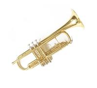 Standard Brass Yellow Trumpet Instrument Youth Horn B-flat Brass Trumpet Gold Labor-saving Model