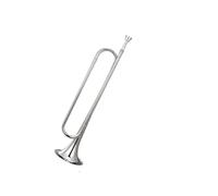 Standard Brass Youth trumpet in B flat 180 type silver with 7C mouthpiece and flag gloves