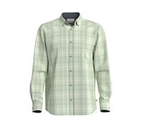 Standard Button-Down Check Cotton Shirt s.Oliver Turquoise 3XL