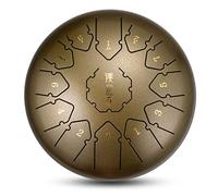 Standard C Key 11 Notes 12 inches Pan Drum, Lotus Handpan Drums Kit Ethereal drum with Drum Mallets Carry Bag for Adults/Children/Gifts/Music Education/Yoga/Meditation (Color : J, Size : One size)