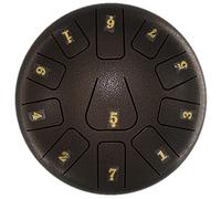 Standard C Key 11 Notes 8 Inch Percussion Instrument, Mini Steel Tongue Drum with Drum Mallets Carry Bag for Adults/Children/Gifts/Music Education/Yoga/Meditation (Color : D)