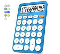 Standard Calculator 12 Digit,6.2 * 4.2in Desktop Large Display and Buttons,Calculator with Large LCD Display for Office,School, Home & Business Use,Automatic Sleep,15 °Tilt Screen