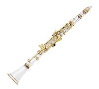 Standard Clarinet Performance Level Transparent B- flat Crystal Glass Clarinet B Large Clarinet Western Wind Instrument Student Clarinet