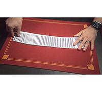 Standard Close Up PIP Pad 11x16 Red - Non Slip Magic Mat for Card Tricks Coin Magic Sleight of Hand Practice Performance Pad - Soft Cushion Table Mat for Magicians