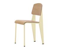 Standard Dining Chair Prouvé Blanc Colombe/Oak