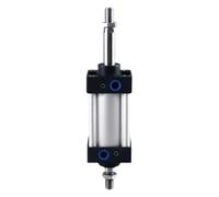 Standard Double Acting Cylinder SC Series | Compressed air drives ram, cushion softens end, tie rod frame, bore 100(SC100-300)