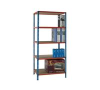 Standard Duty Painted Orange Shelf Unit Blue
