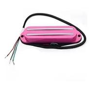 Standard Electric Guitar Pickups Colour Alnico 2 Humbucker ST Single Coil Size Double Rail Pickup 9K 4 Conduct Output Coil Splitting Alnico II Pickup(Purple)