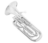Standard Euphonium Tenor Horn Bb Flat 3 Key Vertical Brass Body Instrument Parts Accessories With Case Gloves Back Straps