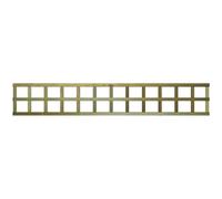 Standard Fence Panel Topper 6ft x 1ft Square Garden Trellis Wooden 5pk