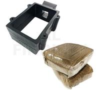 STANDARD FLASK & 2KG SAND SET : Casting Kit Traditional Sand Casting Flask Delft Style Tools