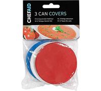 Standard Food Can Tin Covers x3