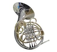 Standard French Horn F Bb Tuning French Horn Musical Instruments Ixed Bell Cupronickel Material Engraved Pattern Lacquer With Case