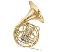 Standard French Horn French Horn Four Key Single And Double Row F To B Flat Key Performance Instrument(C)