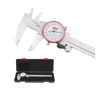 STANDARD GAGE Vernier Caliper 150 MM, Caliper with Graduation Value of 0.02 MM, Shock Resistant Dial Face Vernier Caliper, Four Way Measurements, High Precision for Measuring and DIY