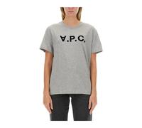 Standard Grand VPC T-Shirt - female - A.P.C. - T-Shirts - Gray - XL - Tops XL