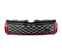 Standard Grill 1Pcs Car Front Upper Grille Grill For Land For Rover For Range For Rover For Evoque 2010 2011 2012-2018 Car Grilles(Red)
