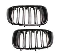 Standard Grill 2Pcs Car Front Hood Kidney Grille Grill Racing Grills For BMW X3 G01 X4 G02 2018-2020 Car Grilles(2 Line Matte)