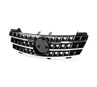 Standard Grill Car Front Bumper Grille Upper Racing Grill For Benz ML-Class W164 2005-2008 Car Grilles(Black)