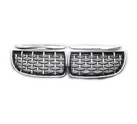 Standard Grill Car Front Kidney Grille For BMW E90 E91 3 Series 2005-2008 Racing Grills Car Grilles(Silver)